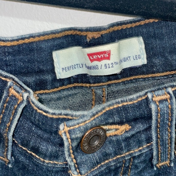 Levi’s 512 Straight Leg Dark Wash Jeans - Picture 6 of 7